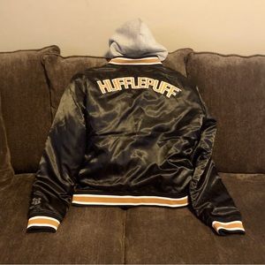 Hot Topic Harry Potter Hufflepuff Coaches Jacket size medium